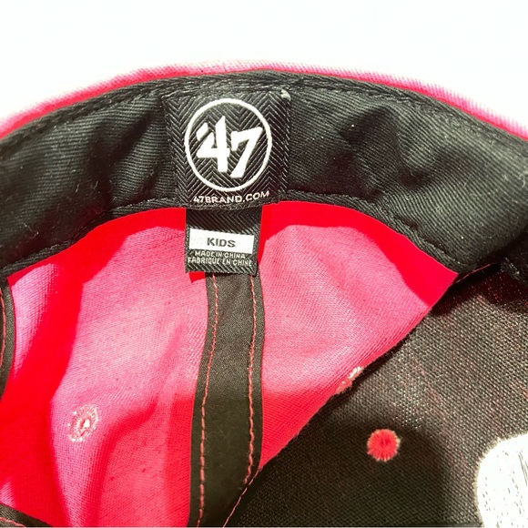 Youth 47 Brand Nantucket Trucker Hat. Dark Pink. Like New. - Picture 5 of 5